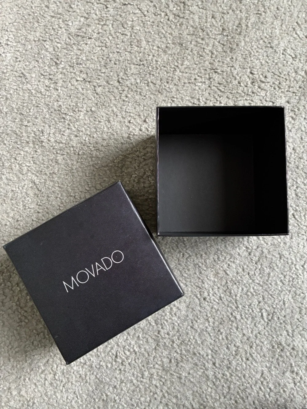 Movado Watch Black Box Presentation Gift Box - Picture 1 of 5